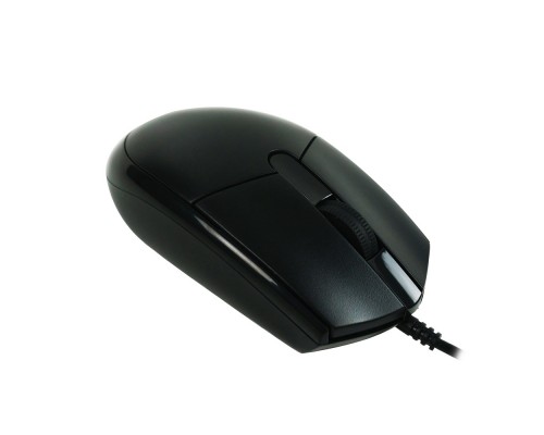 Комплект клавиатура+мышь/ Keyboard/mouse set MK120, USB wired, 104 кл, 1000DPI, 1.8m, black, Foxline