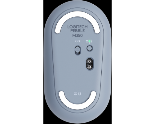 Мышь Logitech Wireless Mouse Pebble M350 BLUE GREY