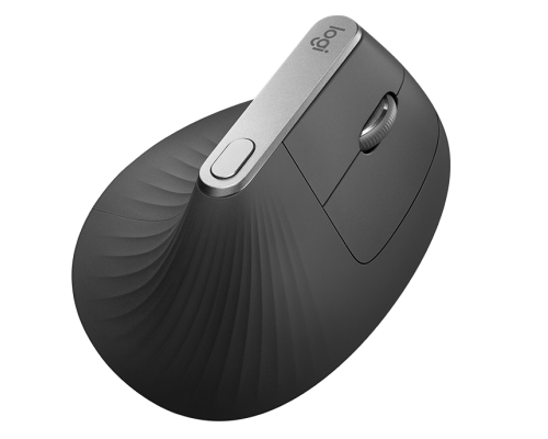 Мышь Logitech MX Vertical черный оптическая (4000dpi) беспроводная USB2.0 (4but)