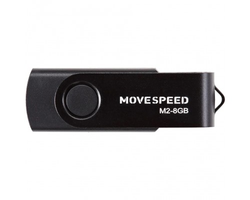 Накопитель USB2.0 8GB Move Speed M2 черный