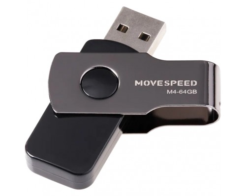 Накопитель USB2.0 64GB Move Speed М4 черный