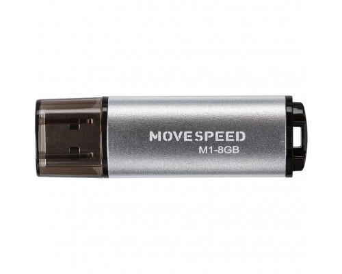 Накопитель USB2.0 8GB Move Speed M1 серебро