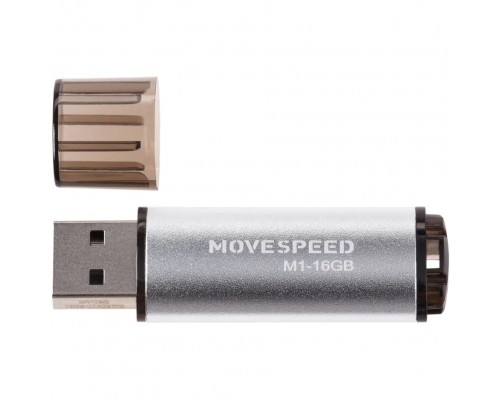 Накопитель USB2.0 16GB Move Speed M1 серебро