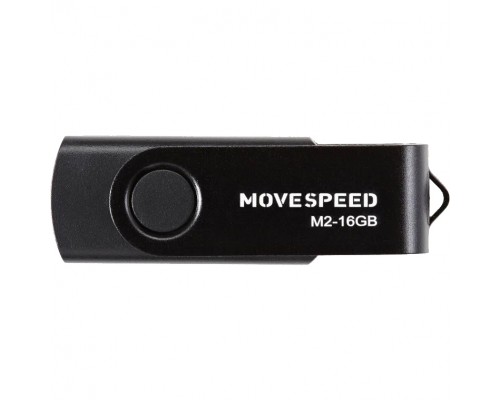 Накопитель USB2.0 16GB Move Speed M2 черный