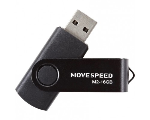 Накопитель USB2.0 16GB Move Speed M2 черный