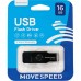 Накопитель USB2.0 16GB Move Speed М4 черный