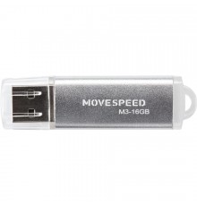 Накопитель USB2.0 16GB Move Speed M3 серебро                                                                                                                                                                                                              