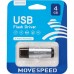 Накопитель USB2.0 4GB Move Speed M1 серебро