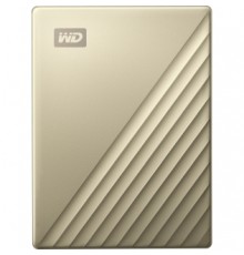 Внешний жесткий диск WESTERN DIGITAL 2.5' 2.0Tb USB-C/USB 3.2 Gen1 WD My Passport Ultra WDBC3C0020BGD-WESN Gold                                                                                                                                           