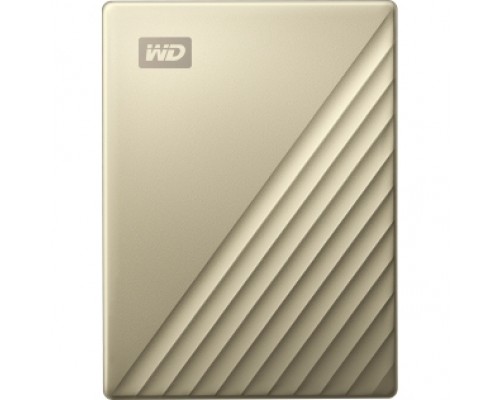 Внешний жесткий диск WESTERN DIGITAL 2.5' 2.0Tb USB-C/USB 3.2 Gen1 WD My Passport Ultra WDBC3C0020BGD-WESN Gold