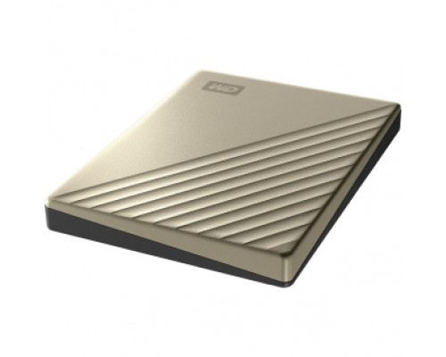 Внешний жесткий диск WESTERN DIGITAL 2.5' 2.0Tb USB-C/USB 3.2 Gen1 WD My Passport Ultra WDBC3C0020BGD-WESN Gold