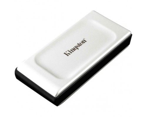 Твердотельный накопитель/ Kingston SSD XS2000, 4000GB, Portable Type-C, USB 3.2 Gen 2x2, R/W 2000/2000MB/s, IP55, 70x33x14mm, Silver (5 лет)