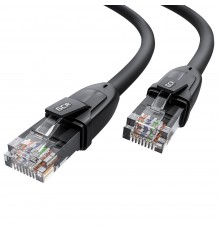 Патчкорд GCR  прямой 2.0m UTP кат.6, черный, 24 AWG, ethernet high speed, RJ45, T568B, GCR-52528                                                                                                                                                          