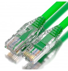 Патчкорд GCR  0.15m LSZH UTP кат.5e, зеленый, коннектор ABS, 24 AWG, ethernet high speed 1 Гбит/с, RJ45, T568B, GCR-52988                                                                                                                                 