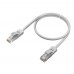 Патчкорд GCR  прямой 1.0m UTP кат.5e, серый, 24 AWG, литой, ethernet high speed 1 Гбит/с, RJ45, T568B, GCR-LNC03-0.6m