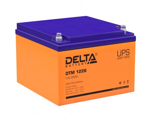 Аккумуляторная батарея Delta DTM 1226 (12V26Ah)  для UPS