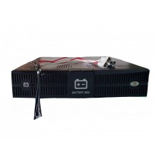 Батарейный кабинет для ИБП INVT HR1101S с возможностью инсталляции в серверный шкаф в составе: комплект аккумуляторных перемычек и межполочных кабелей – 1 шт.,  автомат отсечки батарейного компелкта – 1 шт., батарея INVT 12V*7Ah – 6 шт./ Батарейный к