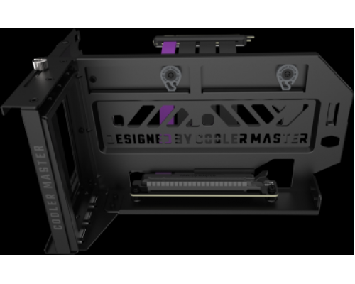 Держатель видеокарты в корпусе/ Cooler Master Vertical Graphics Card Holder Kit V3 with PCI-E 4.0 Riser Cable TBC Universal Vertical Graphics Card Holder Kit V3 with Riser Cable PCI-E 4.0 X16 (165 mm)