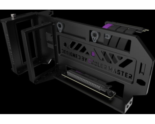 Держатель видеокарты в корпусе/ Cooler Master Vertical Graphics Card Holder Kit V3 with PCI-E 4.0 Riser Cable TBC Universal Vertical Graphics Card Holder Kit V3 with Riser Cable PCI-E 4.0 X16 (165 mm)