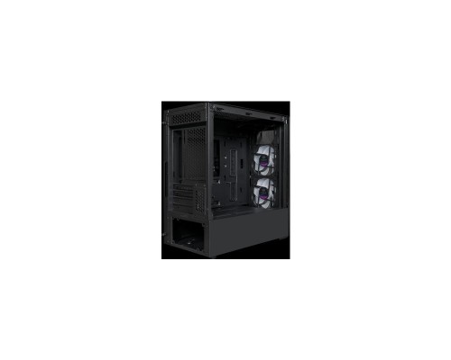 Корпус без блока питания/ Cooler Master MasterCase TD300 Mesh, USB3.0x2, 2x120ARGBFans, Black, mATX, w/o PSU