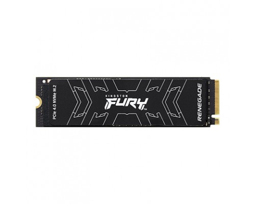 Накопитель Kingston SSD Fury Renegade, 4000GB, M.2 22x80mm, NVMe, PCIe 4.0 x4, 3D TLC, R/W 7300/7000MB/s, IOPs 1 000 000/1 000 000, TBW 4000, DWPD 0.55, with Heat Spreader (5 лет)