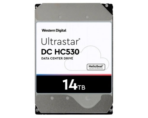 Жесткий диск/ HDD WD Single Port SATAServer 14Tb Ultrastar DC HC530 7200 6Gb/s 512MB 1 year ocs  (replacement WUH721414AL5204, 0F31052, ST14000NM004J, feature Single Port SAS)