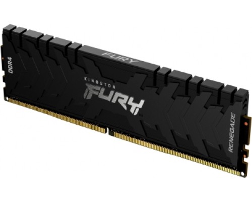 Память оперативная/ Kingston 16GB 4000MHz DDR4 CL19 DIMM 1Gx8 FURY Renegade Black