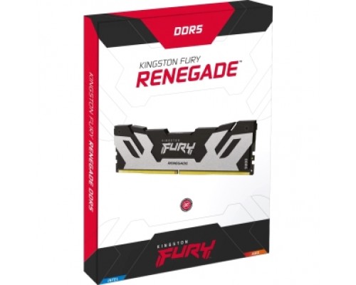 Память оперативная/ Kingston 32GB 6400MT/s DDR5 CL32 DIMM (Kit of 2) FURY Renegade Silver