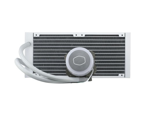 Система охлаждения/ Cooler Master ML240 ILLUSION White Edition 27mm wide radiator,120mm ARGB Gen2 fan*2,Pump ARGB Gen 2 LED