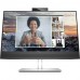 Монитор/ HP E24m G4 Conferencing FHD Monitor 23.8'' (1920 x 1080), IPS, 178/178, 5мс, 300nit, DP/DPout/HDMI, 5USB, Audio, cam/mic, LTSP, 1y