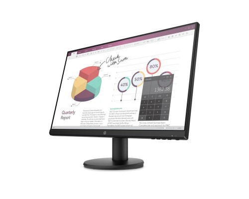 Монитор/ HP P24v G4 FHD Monitor 23.8'' (1920 x 1080), IPS, 178/178, 5мс, 250nit, HDMI/VGA, noUSB, (Repl 9TT78AA), 1y