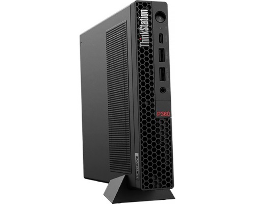 Рабочая станция/ Lenovo ThinkStation P360 Tiny Intel Core i7-12700T 1.4G 12C 20T vP/ 16GB DDR5/ 512GB SSD M.2 2280 G4p TLC OP/ T1000E 8GB 4mDP/ Keyboard_RUS DOS/ 230W/ (ОС:NO; Keyb:RUS, Powercord EU )