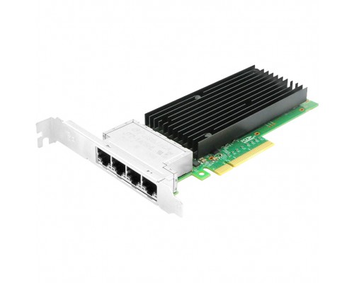 Сетевая карта LR-Link 4 порта 10GBase-T Ethernet PCIe X8 LRES1013PT