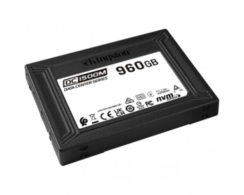 Твердотельный накопитель/ Kingston SSD DC1500M, 960GB, U.2, 2.5