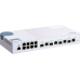 QNAP QSW-M408-4C 10 Gbps managed switch with 4 SFP + ports, combined with RJ-45, 8 1 Gbps RJ-45 ports, bandwidth up to 96 Gbps, JumboFrame support.