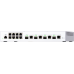 QNAP QSW-M408-4C 10 Gbps managed switch with 4 SFP + ports, combined with RJ-45, 8 1 Gbps RJ-45 ports, bandwidth up to 96 Gbps, JumboFrame support.
