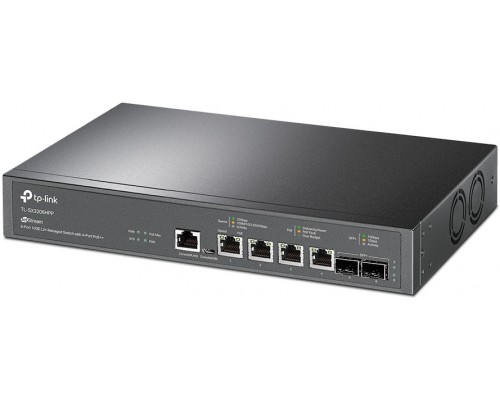 Коммутатор/ JetStream™ 4-Port 10GBase-T and 2-Port 10GE SFP+ L2+ Managed Switch with 4-Port PoE++