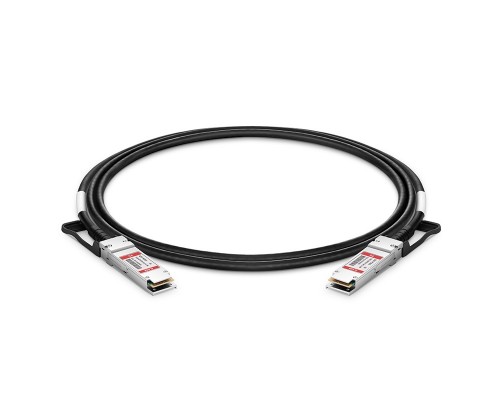 Твинаксиальный медный кабель/ 0.5m (2ft) FS for Mellanox MCP1600-C0005 Compatible 100G QSFP28 Passive Direct Attach Copper Twinax Cable