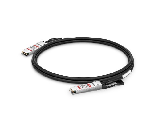 Твинаксиальный медный кабель/ 2m (7ft) FS for Mellanox MCP1600-C002 Compatible 100G QSFP28 Passive Direct Attach Copper Twinax Cable