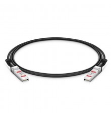 Твинаксиальный медный кабель/ 1.5m (5ft) FS for Mellanox MCP2M00-A01A Compatible 25G SFP28 Passive Direct Attach Copper Twinax Cable P/N                                                                                                                  