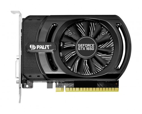 Видеокарта Palit PA-GTX1650 StormX  6G GTX1650 STORMX 4G GDDR5 128bit DVI HDMI NE51650006G1-1170F