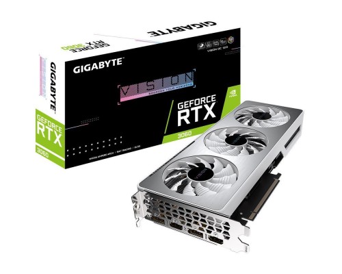 Видеокарта PCIE16 RTX3060 12GB LHR N3060VISIONOC-12GD 2 GIGABYTE