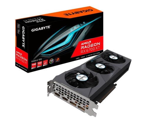 Видеокарта PCIE16 RX6700XT 12GB GDDR6 GV-R67XTEAGLE-12GD GIGABYTE