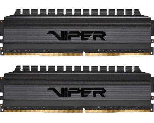 Модуль памяти PATRIOT Viper 4 Gaming DDR4 Общий объём памяти 32Гб Module capacity 16Гб Количество 2 2400 МГц Множитель частоты шины 16 1.35 В черный PVB432G300C6K