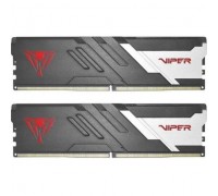 Модуль памяти PATRIOT Viper DDR5 Общий объём памяти 8Гб Module capacity 16Гб Количество 2 5200 МГц Радиатор Множитель частоты шины 36 1.2 В черный PVV516G520C36K                                                                                         