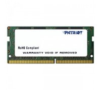Модуль памяти для ноутбука SODIMM 8GB PC19200 DDR4 PSD48G240081S PATRIOT                                                                                                                                                                                  