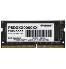 Модуль памяти для ноутбука SODIMM 8GB PC25600 DDR4 PSD48G320081S PATRIOT                                                                                                                                                                                  