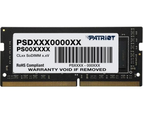 Модуль памяти для ноутбука SODIMM 32GB PC25600 DDR4 PSD432G32002S PATRIOT