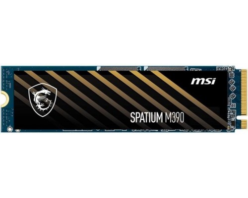 Жесткий диск SSD MSI SPATIUM M390 500Гб M.2 Наличие PCIE NVMe 3D NAND Скорость записи 2850 Мб/сек. Скорость чтения 6500 Мб/сек. 2.15mm TBW 350 Тб Время наработки на отказ 1600000 ч. M390NVMEM.2500GB