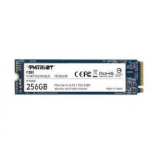 Жесткий диск SSD PATRIOT P300 256Гб M.2 Наличие PCIE NVMe 3D NAND Скорость записи 1100 Мб/сек. Скорость чтения 1700 Мб/сек. 3.8 мм TBW 120 Тб P300P256GM28                                                                                                